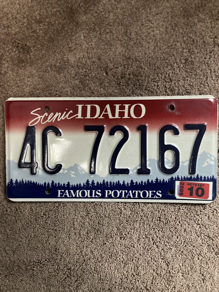 2009 Idaho License Plate - 4C 72167 - Nice! | eBay