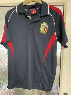 British Irish Lions 2017 New Zealand Mens Navy Short Sleeve Polo