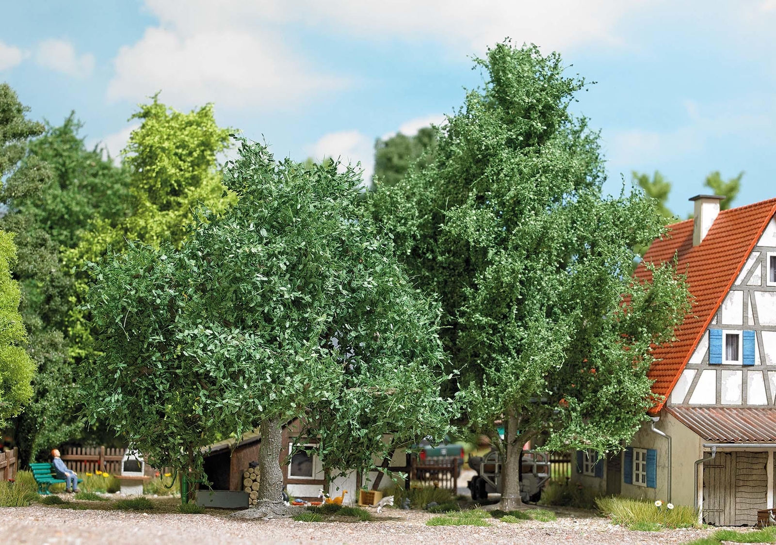 Busch 3722 Tree 115 mm, summer H0