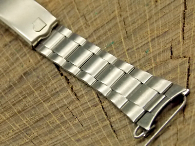#ad Pulsar Deployment Clasp 17mm Stainless Steel Watch Band Vintage NOS Men Unisex $38.00