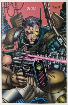 アメコミ aaaa Cable Uncanny X-Men Trading Cards Comic Poster Art Pin-Up Original