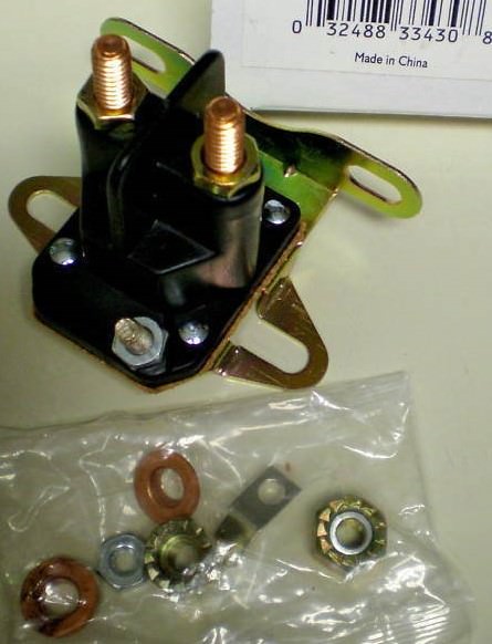 Tractor 3 Post Solenoid replaces murray 7701100MA, 7769224MA, 94613MA