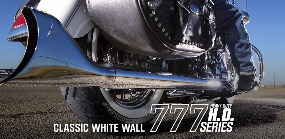 Shinko SR-777 WW 150/90-15 80H TL Weisswand Reifen Motorrad Straße Cruiser Tour - Bild 3 von 3