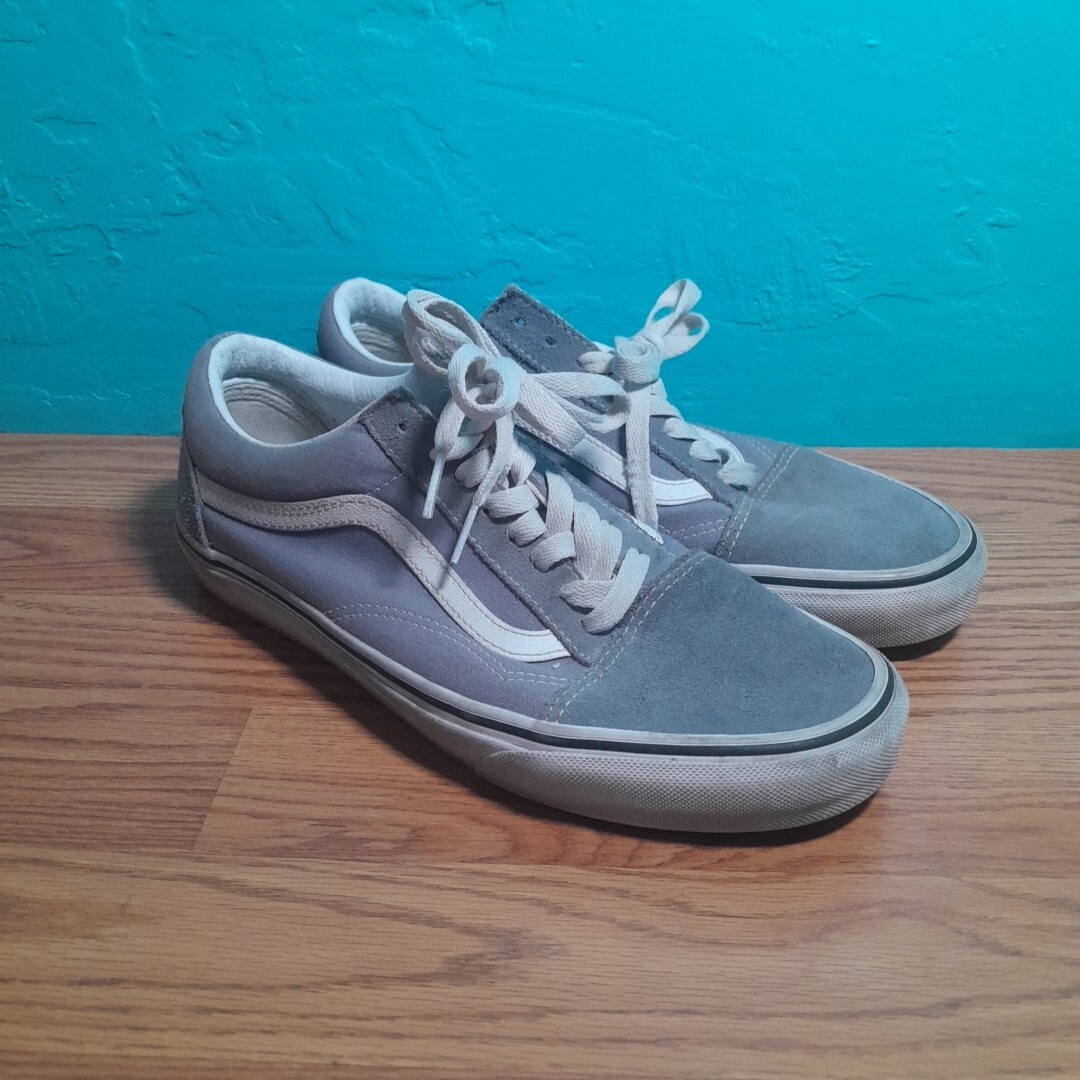 VANS \"OFF THE WALL\" スニーカー Vans Off the Wall Gray Old Skool Sk8 Low Sneaker Canvas