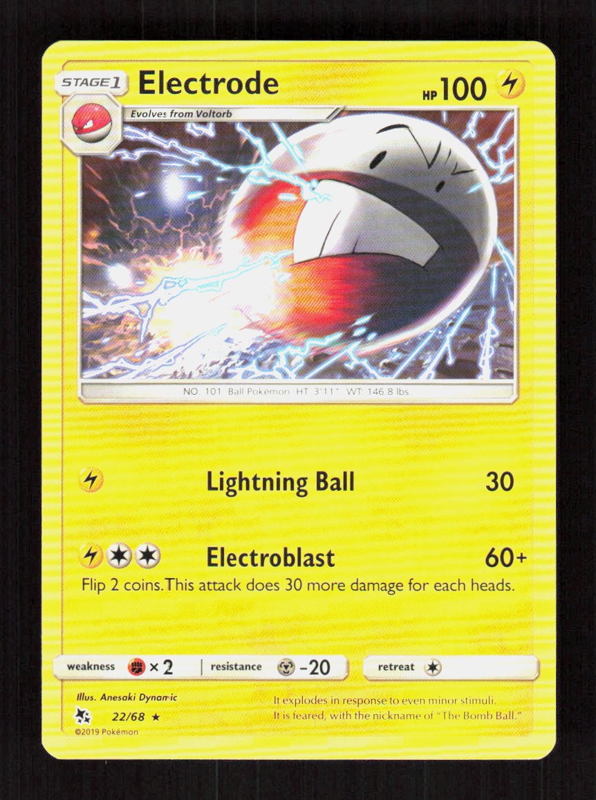 Electrode 22/68 Hidden Fates Rare NM