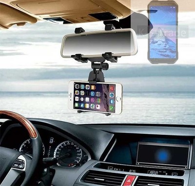 Autohalterung Rückspiegel für Doogee S61 Pro Smartphone Halter Spiegelhalterun