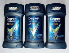 3 Degree Men Advanced 72HR Antiperspirant Deodorant Sage Ocean Mist 2.7oz 8/27 