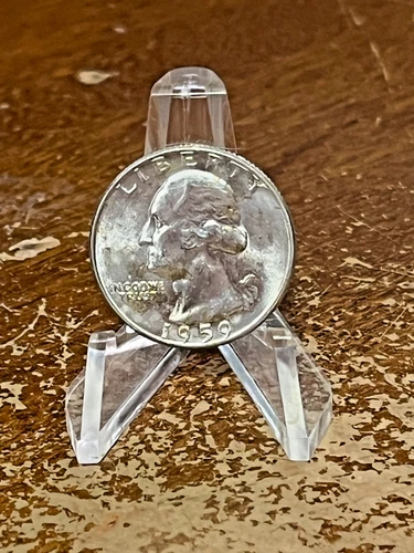 1959 Washington AU+  Quarter U.S. Coin 25 Cents High Grade  # RJ77