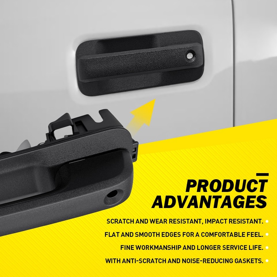 Poignée De Porte Extérieure Avant Gauche/droite AUXITO Gris Métallisé 1G3 Pour Toyota Corolla RAV4