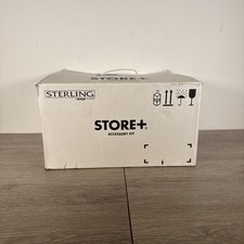 Sterling Store Basic 10-Piece Shelf Bin Caddy Accessory Kit in White 88028700-0