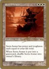 1998 Magic The Gathering Urza's Saga Serra Avatar #45 Light Play
