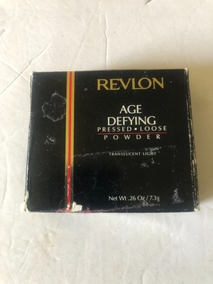 Revlon AGE DEFYING Pressed Loose Powder Translucent Light .26oz NEW Box Edgewear
