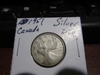 Canada 1951 - 25 Cent Quarter Canadian Coin - 80% Silver