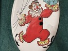 Edith D. Powers Clown Framed RaisedMetal hand-made Hand Painted Oval Art — photo 4