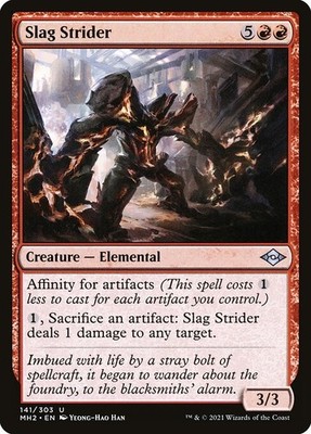 [MTG] Slag Strider (Foil) (141) (MH2) LP-HP