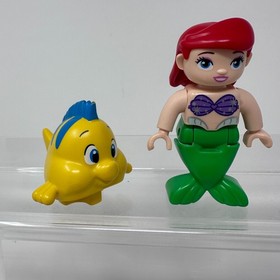 LEGO Duplo Disney Little Mermaid Princess Ariel And Flounder Minifigure