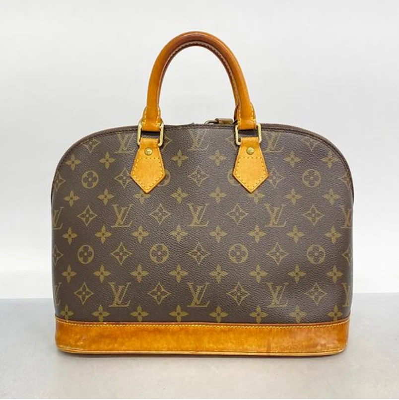 Louis Vuitton Alma PM Monogram Handbag M51130 Brown Canvas with Padlock & Key - Image 3 of 4