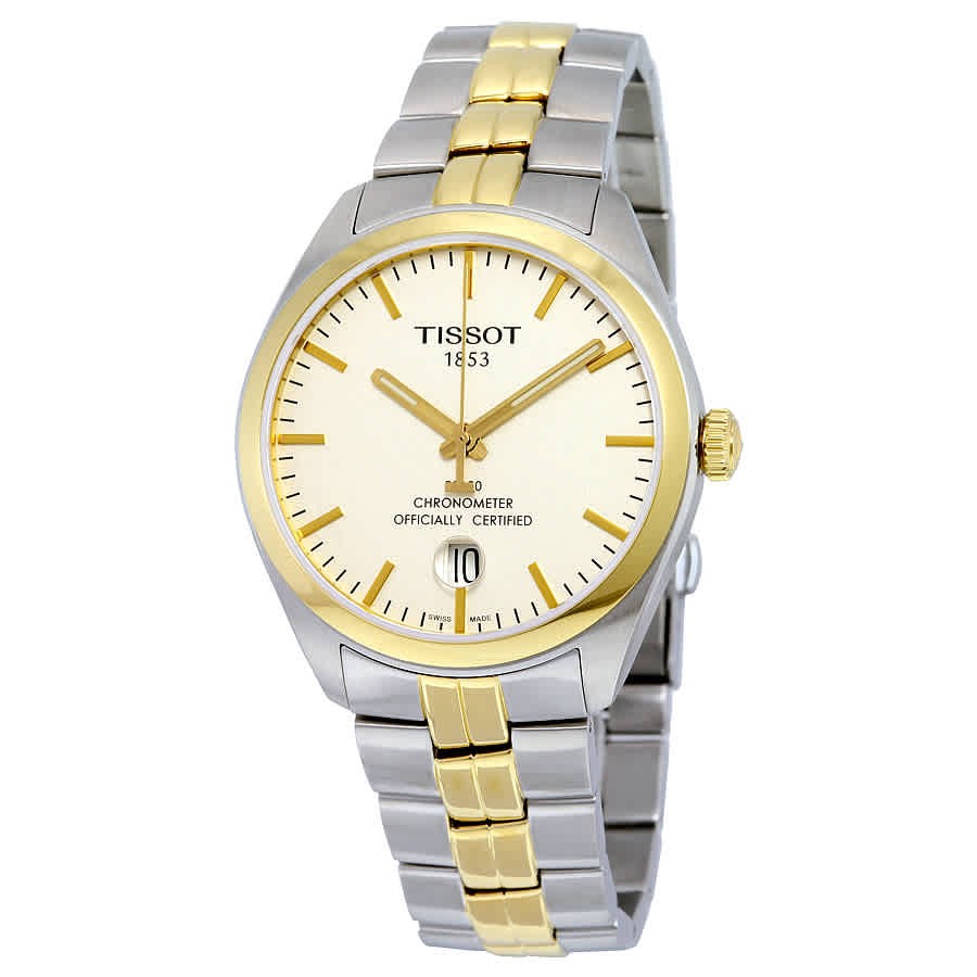 【美品】TISSOT PR 100 腕時計 シルバー/ゴールド Tissot PR 100 Silver Men's Watch - T101.417.22.031.00 for sale