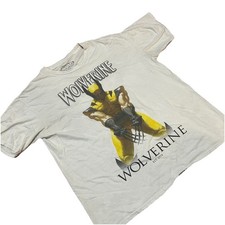 Marvel X-Men Wolverine Size Large Graphic Tee Est 1974 White