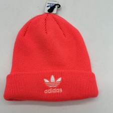 Adidas Originals Trefoil Beanie in bright pink / Orange Cap