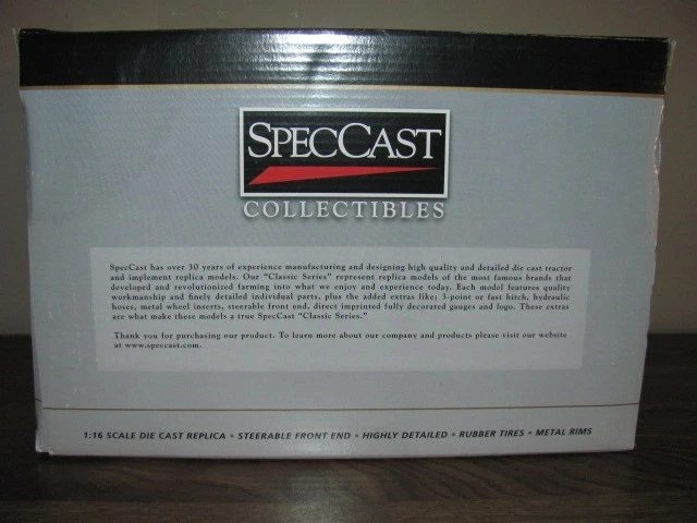 SpecCast Case DC-4 Wide Front Tractor #335 of 500 1:16 Die Cast - Image 4 of 4