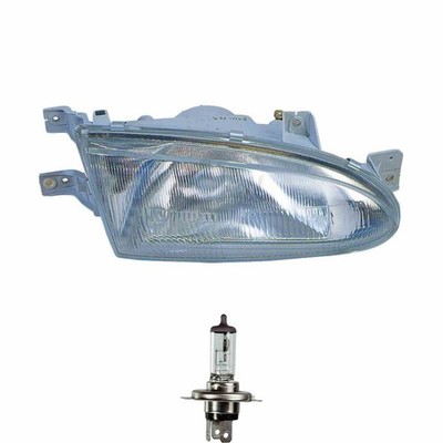 Halogen Scheinwerfer rechts H4 für Hyundai Accent Stufenheck I inklusive Lampen