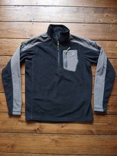 Karrimor Grey 3/4 Zip Fleece Jumper Men Size S Excellent Condition