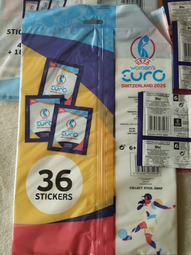 Adesivi ufficiali Topps donna Euro 2025 Svizzera, set 234 adesivi - Foto 17 di 24