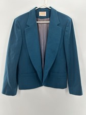 Pendleton 100 Pure Virgin Wool Blazer Jacket Women Size 14 Academia Old Money