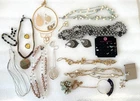 Jewelry Lot Misc Costume Jewelry Vtg. to Now Some for Parts Some are Complete