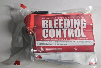 North American Rescue Individual Bleeding Control Kit Basic 80-0465
