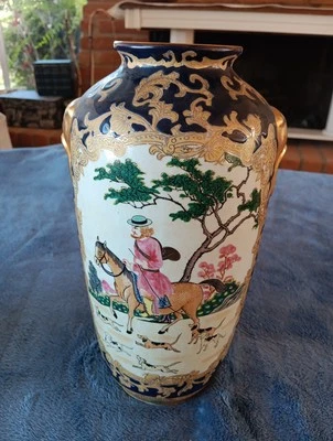 陶瓷黄金古风原创中国风花瓶| eBay