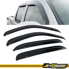 Fits 07-14 Chevy Silverado Gmc Sierra Crew Cab Window Visors Rain Sun Guard 4pcs Fits 07-14 Chevy Silverado Gmc Sierra Crew Cab Window Visors Rain Sun Guard 4pcs