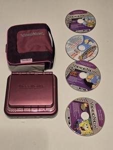 VideoNow XP Pink Player Not Working 4 Discs SpongeBob Johnny Bravo Ed Edd N Eddy