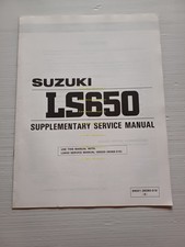 Suzuki LS 650 T 1996 AGGIORNAMENTO manuale officina originale testo INGLESE