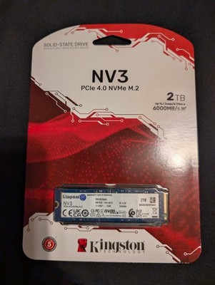 Kingston NV3 PCIe 4.0 NVMe M.2 2TB SSD - NEW SEALED