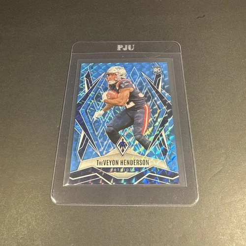 2025 Panini Phoenix - TreVeyon Henderson #187 Blue Mosaic /385 ROOKIE RC
