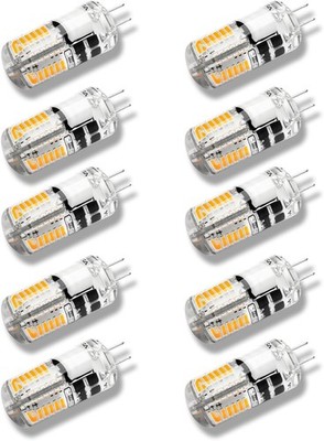 10 pack 12V G4 LED Bulb 2W Low Voltage Bi-Pin AC DC Equivalent 20W Halogen