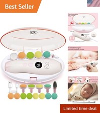 Complete Rechargeable Baby Nail Care Kit with 13 Extra Tools  Organized Case