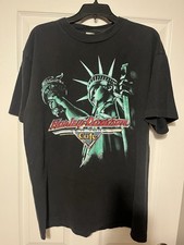 Vintage Single stich Harley Davidson New York Cafe Shirt XL