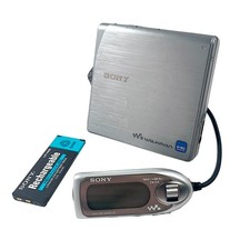 Sony MZ-NH3D NetMD MiniDisc Player + RM-MC40ELK Remote & LIP-4WM Tested Working