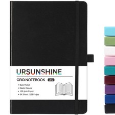 Graph Grid Paper Notebook/Journal - Classic Journal/Notebook with Grid, Black