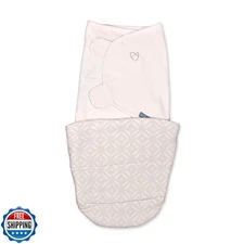 Ingenuity by SwaddleMe All Season Baby Swaddle, 2 Quick Flip Layers to Change