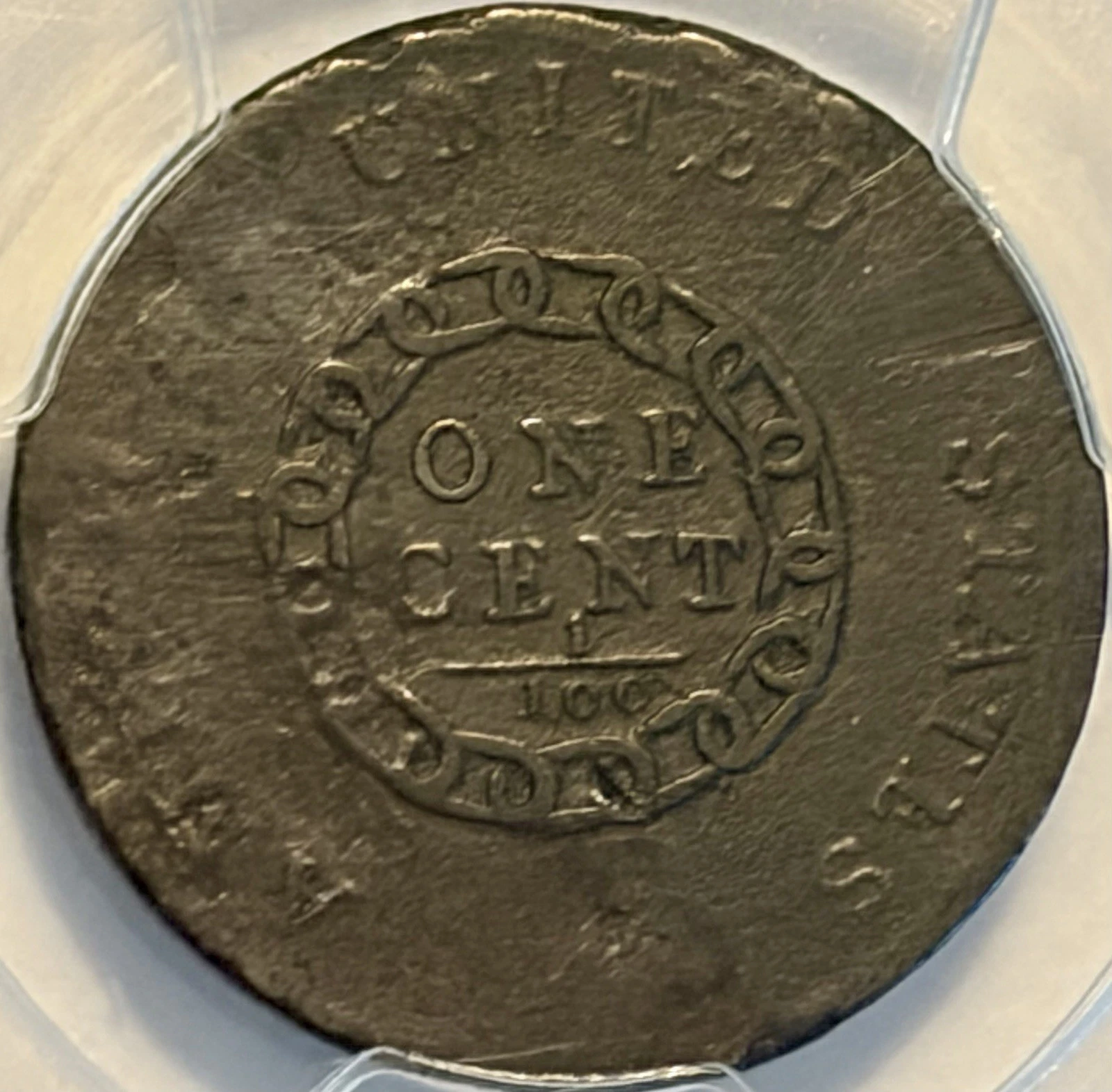 1793 Chain Cent PCGS  VG Details.