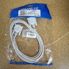 Valueline VLCP52010I20 2.00m D-Sub 9 Pin Male- Female Serial Extension Cable  
