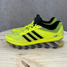 Adidas Springblade Ignite Hombres Zapatos para Correr 10.5 Amarillo Neón Negro Zapatos
