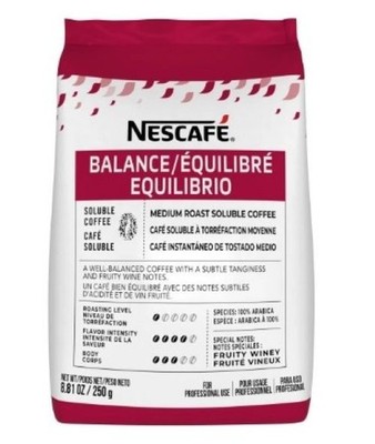 Nescafe Balance Medium Roast Instant 100% Arabica Coffee 8.81oz 4 BAG/Case
