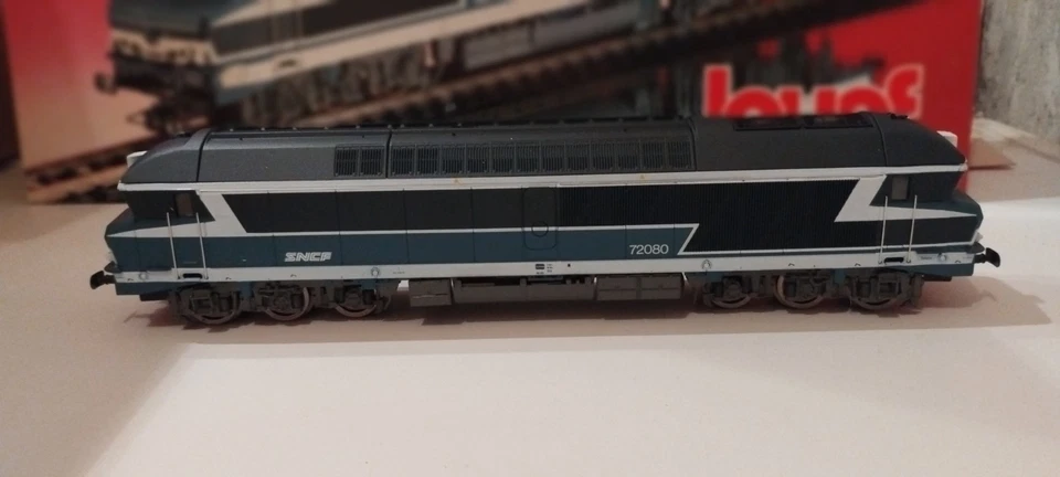 Jouef CC 72000 SNCF Échelle H0 Locomotive Diesel - Bleu (857300) état neuf - Photo 4/4