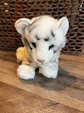 Douglas Cuddle Toys White Striped Tiger Plush Stuffed Animal 2021- 14 inch