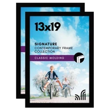 Americanflat 13x19 Picture Frame Set of 2 Signature with Shatter-Resistant Glass